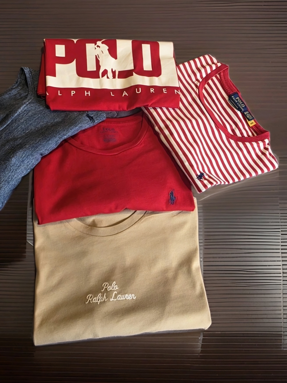 Polo by Ralph Lauren Kids' Beige Logo Crewneck T-Shirt - Picture 5 of 13